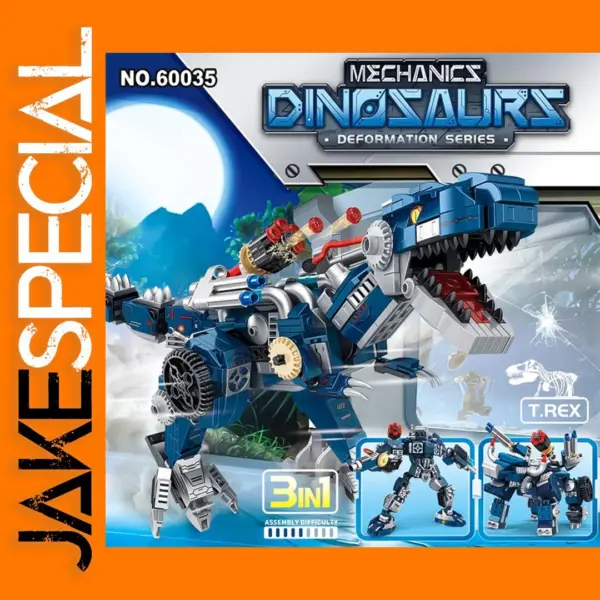 Tyrannosaurus Rex Mechanical Robot Building Toy