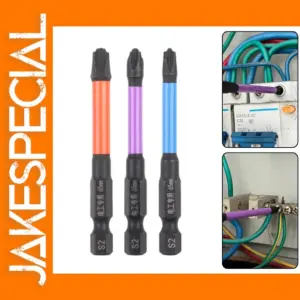 3 PCS 65mm Magnetic Cross Screwdriver Bits