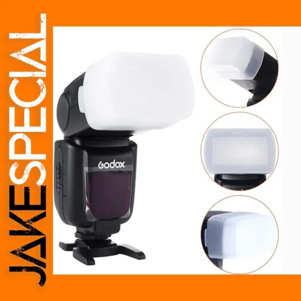 Flash Diffuser for Canon and Godox Flashes