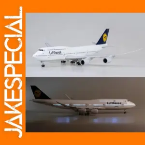 1/150 Lufthansa B747 Airplane Model with Wheels