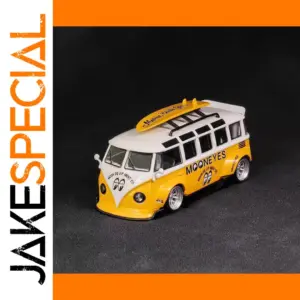 1/64 Diecast Alloy VW Bus Model Car for Collection