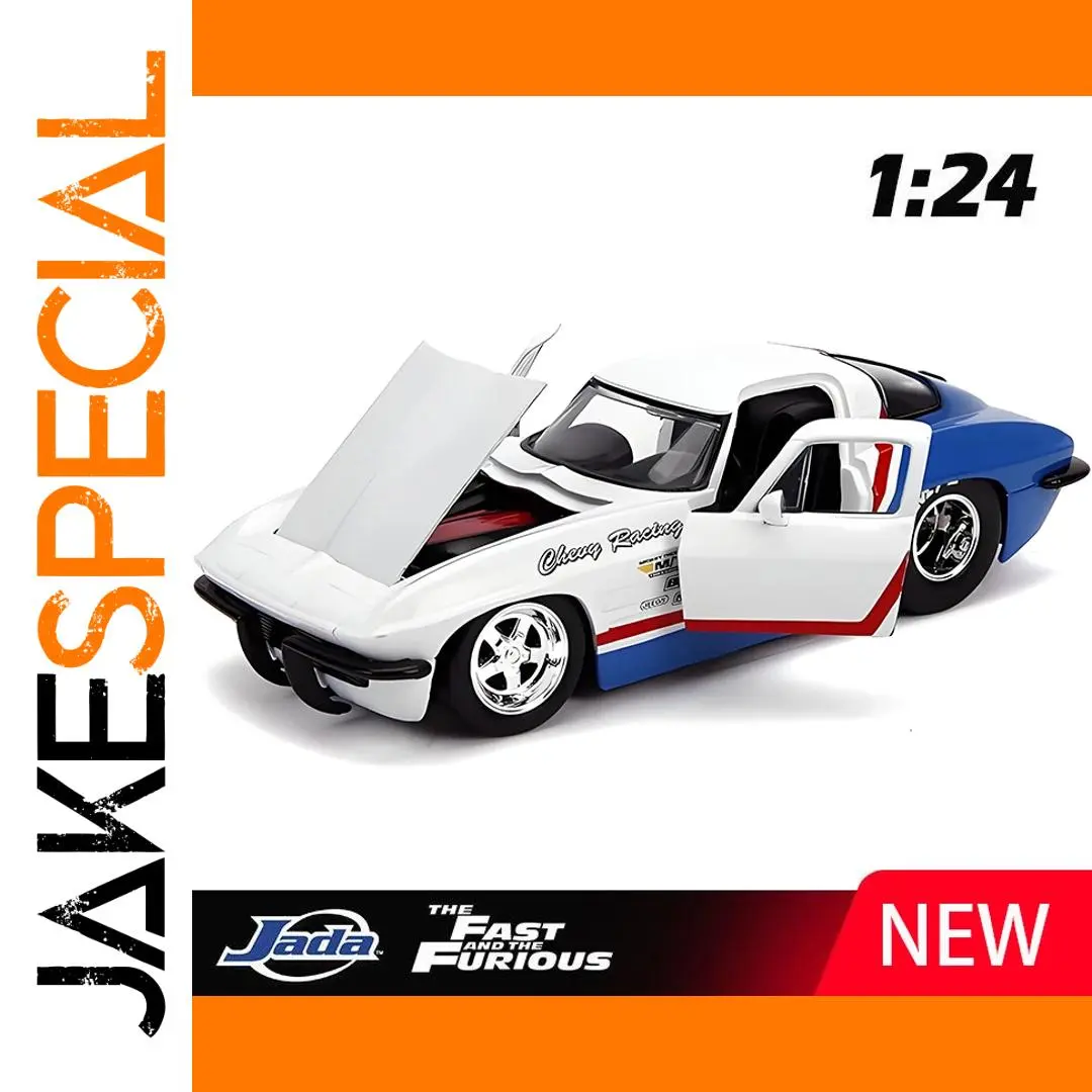 JADA 1:24 Corvette Stingray Alloy Car Model 1 JADA 1:24 Corvette Stingray Alloy Car Model