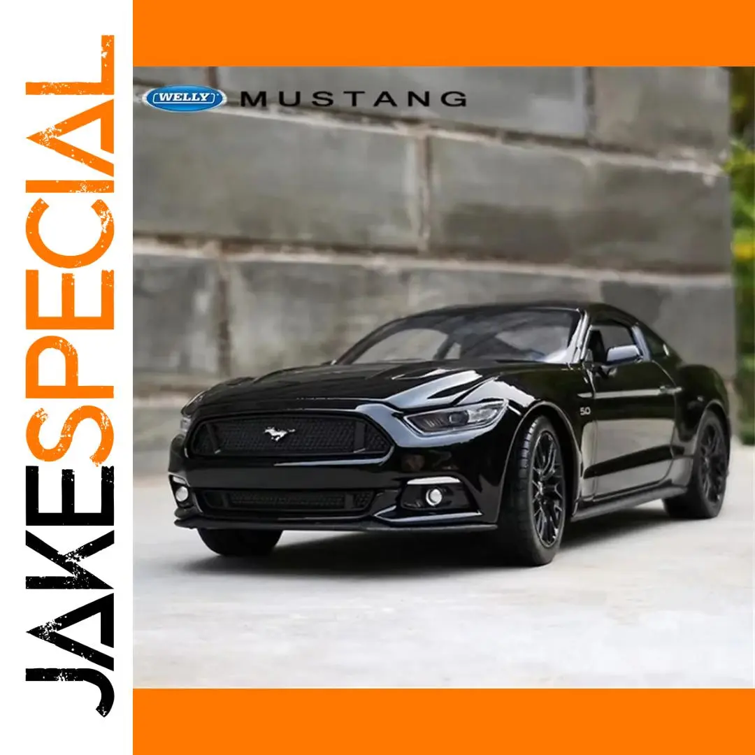 Welly 1:24 Ford Mustang GT Diecast Model Car 1 Welly 1:24 Ford Mustang GT Diecast Model Car