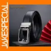 Men's Genuine Leather Automatic Buckle Belt