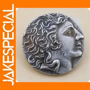 Ancient Greek Replica Coin Gilded 1840 Design