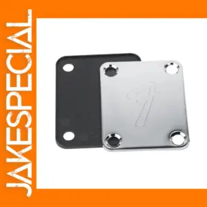 Stainless Steel 4-Bolt Guitar Neck Plate