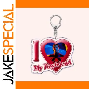 I Love My Boyfriend Acrylic Keychain Pendant