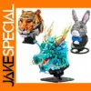 Zodiac Animal Head Building Block Set