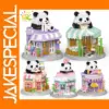 Panda Coffee Shop Mini Building Blocks Set