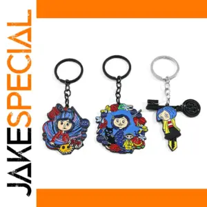 Coraline Keychain Enamel Pendant Gift