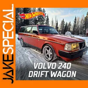 HotWheels 1:64 Volvo 240 Drift Wagon Diecast Model