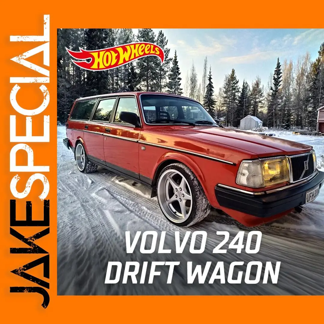HotWheels 1:64 Volvo 240 Drift Wagon Diecast Model 1 HotWheels 1:64 Volvo 240 Drift Wagon Diecast Model