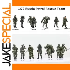 Russia Patrol Rescue Team 1:72 Model Set