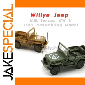 1/48 Willys Jeep Model SUV for Assembly