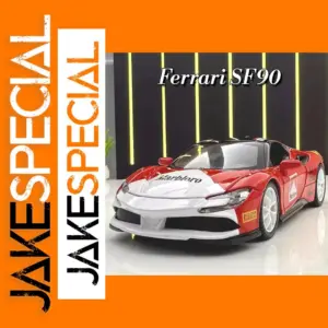 1:32 Diecast Ferrari SF90 Model Car with Lights