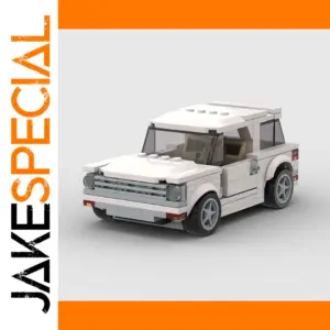90's Hatchback Brick Car Building Block Set