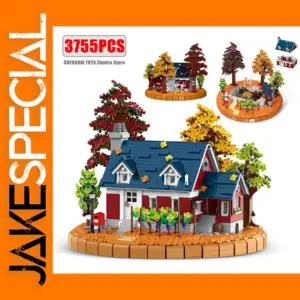 3755PCS Autumn Winery House Building Blocks