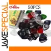 50PCS Alice Stubby Acoustic Electric Bass Guitar Picks