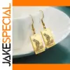 Vintage Major Arcana Tarot Stainless Steel Earrings