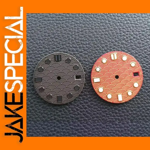 28.5mm Green Luminous Watch Dial for NH35/NH36