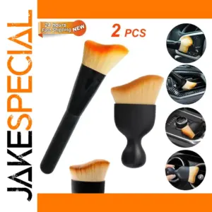 2pcs Car Interior Cleaning Brushes Set