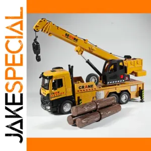 1:18 Alloy Diecast Engineering Crane Truck
