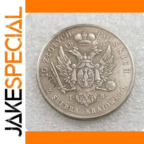 1820 Poland 10 Złotych Copy Coin
