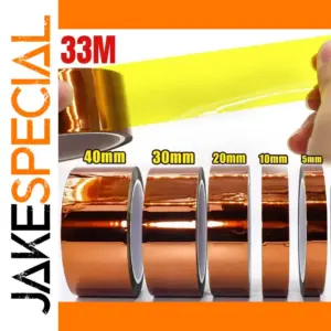 High-Temperature Polyimide Adhesive Tape 33m