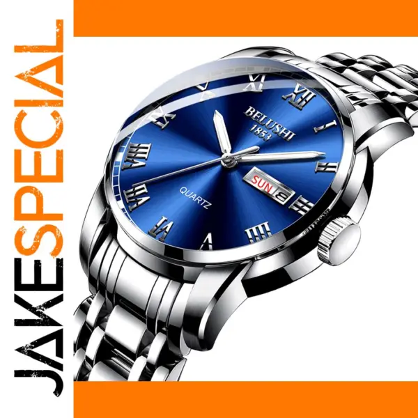 BELUSHI Men's Luxury Waterproof Quartz Watch