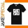 Funny Handball Player Graphic Cotton T-Shirt for Men