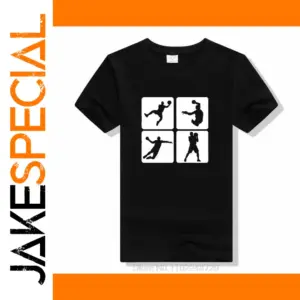 Funny Handball Player Graphic Cotton T-Shirt for Men