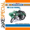 1/24 Scale Soviet URAL Alloy Motorcycle Model
