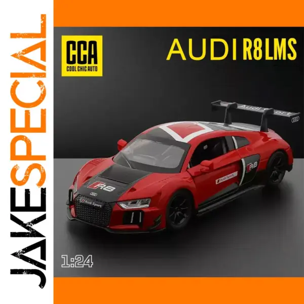 1/24 Audi R8 LMS Diecast Car Model with Sound