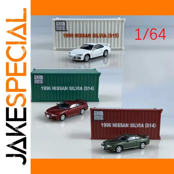 Jake S14 Nissan Silvia S14 S15 Diecast Model 1:64 | JakeSpecial