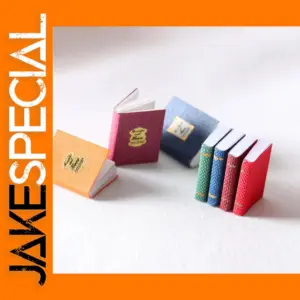 4pcs Miniature Dollhouse Books Set