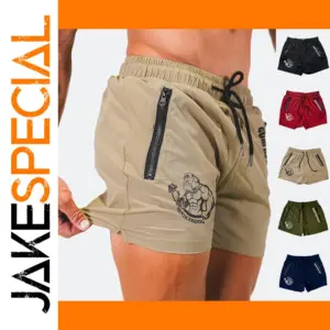 Men's Quick Dry Printed Running Shorts