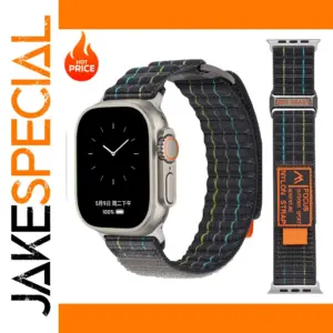 Nylon Loop Strap for Apple Watch Series 9-4