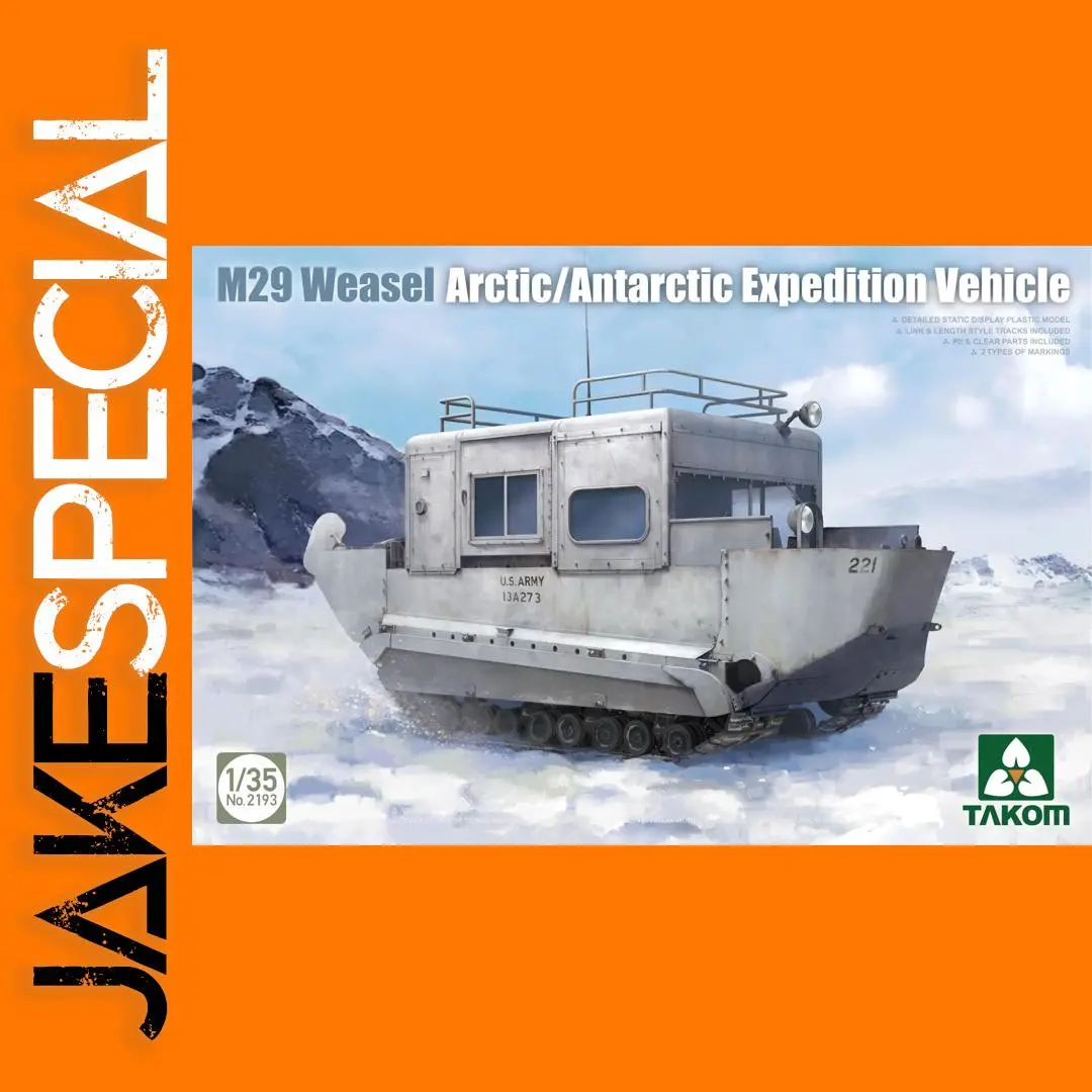 M29 Weasel Arctic Expedition Vehicle Model Kit 1 M29 Weasel Arctic Expedition Vehicle Model Kit