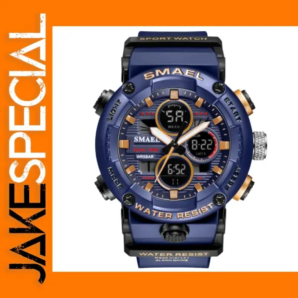 SMAEL Waterproof LED Digital Sport Watch 8038