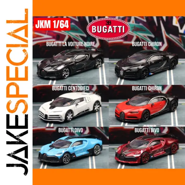 1/64 Bugatti La Voiture Noire Diecast Model Car