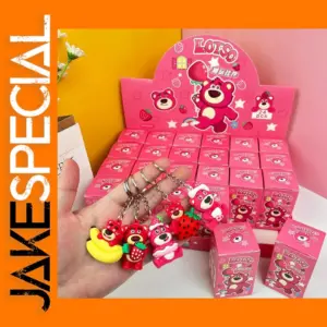 Disney Strawberry Bear Keychain Set of 4