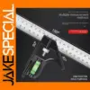 Adjustable Right Angle Ruler with Bubble Level