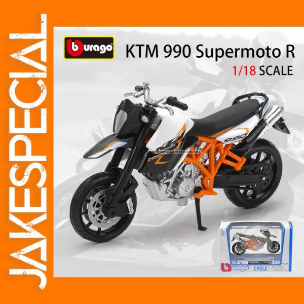 Bburago 1:18 KTM 990 Supermoto R Model