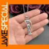Grim Reaper Pendant Necklace in Zinc Alloy