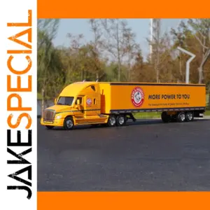 1:64 Scale Diecast Alloy Container Truck Model