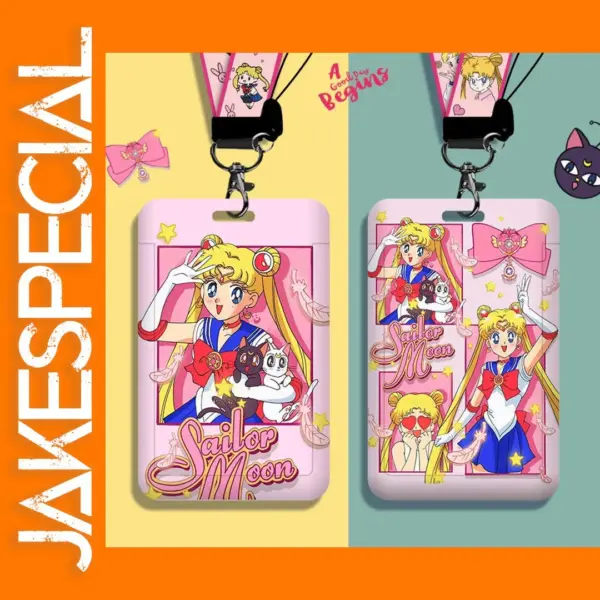 Sailor Moon Cute Key Lanyard Keychain