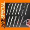 Titanium Alloy Folding Knife with 10 Blades