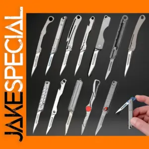 Titanium Alloy Folding Knife with 10 Blades