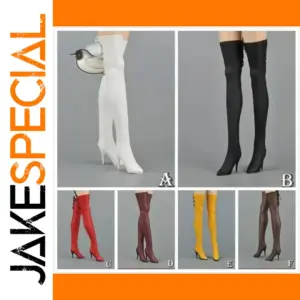 1/6 Scale Soldier High-Heeled Boots for Action Figures