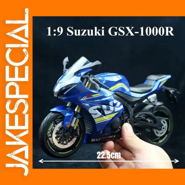 1:9 Suzuki GSX-1000R Diecast Motorcycle Model